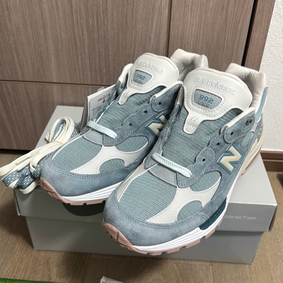 KITH × New Balance 992 "Aegean Blue/Shadow Gray"