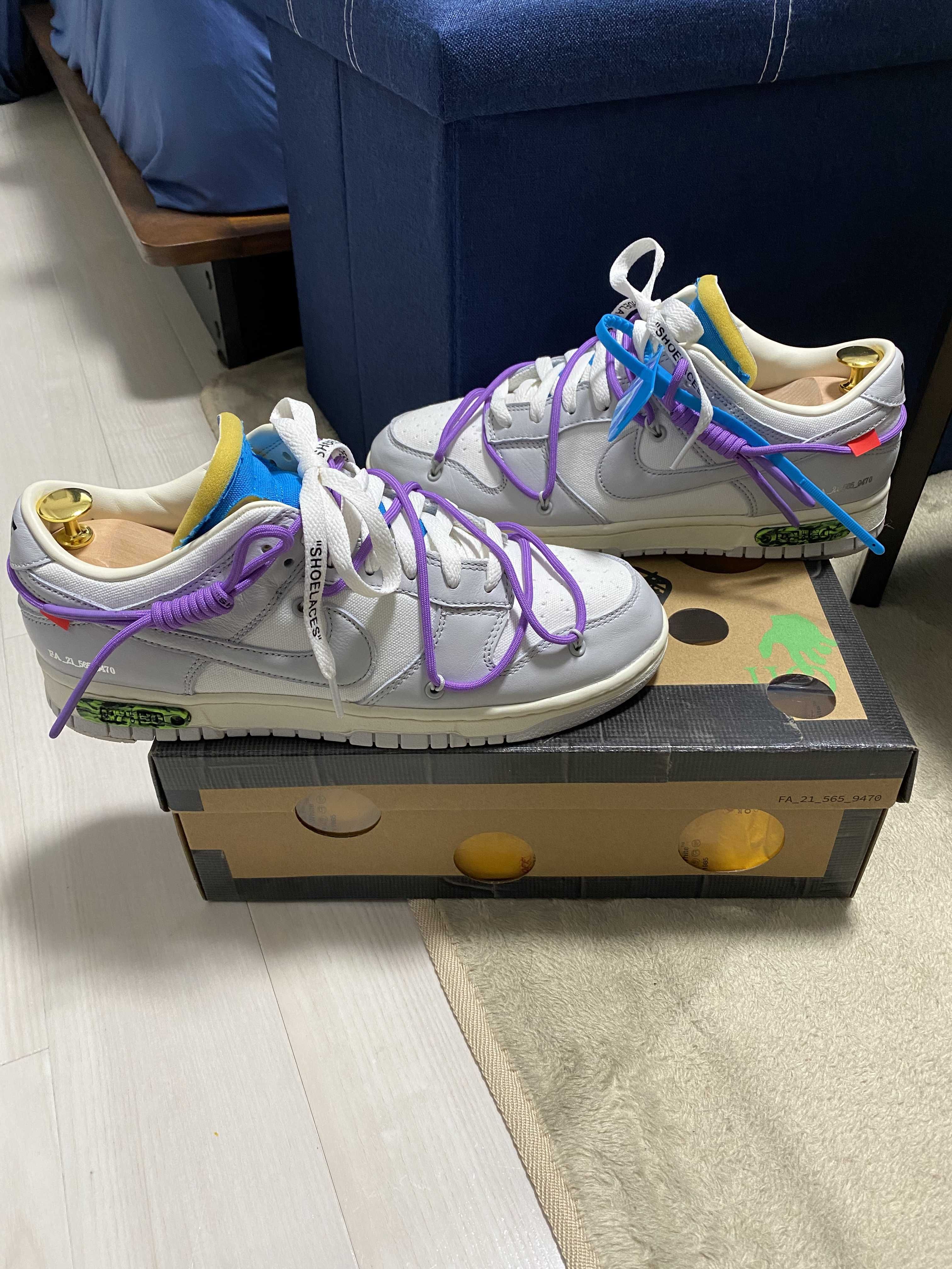 Off-White × Nike Dunk Low "Sail/Neutral Gray"