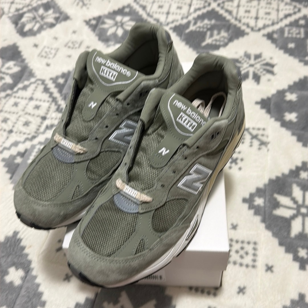 KITH 101 × New Balance 991 "Vetiver"