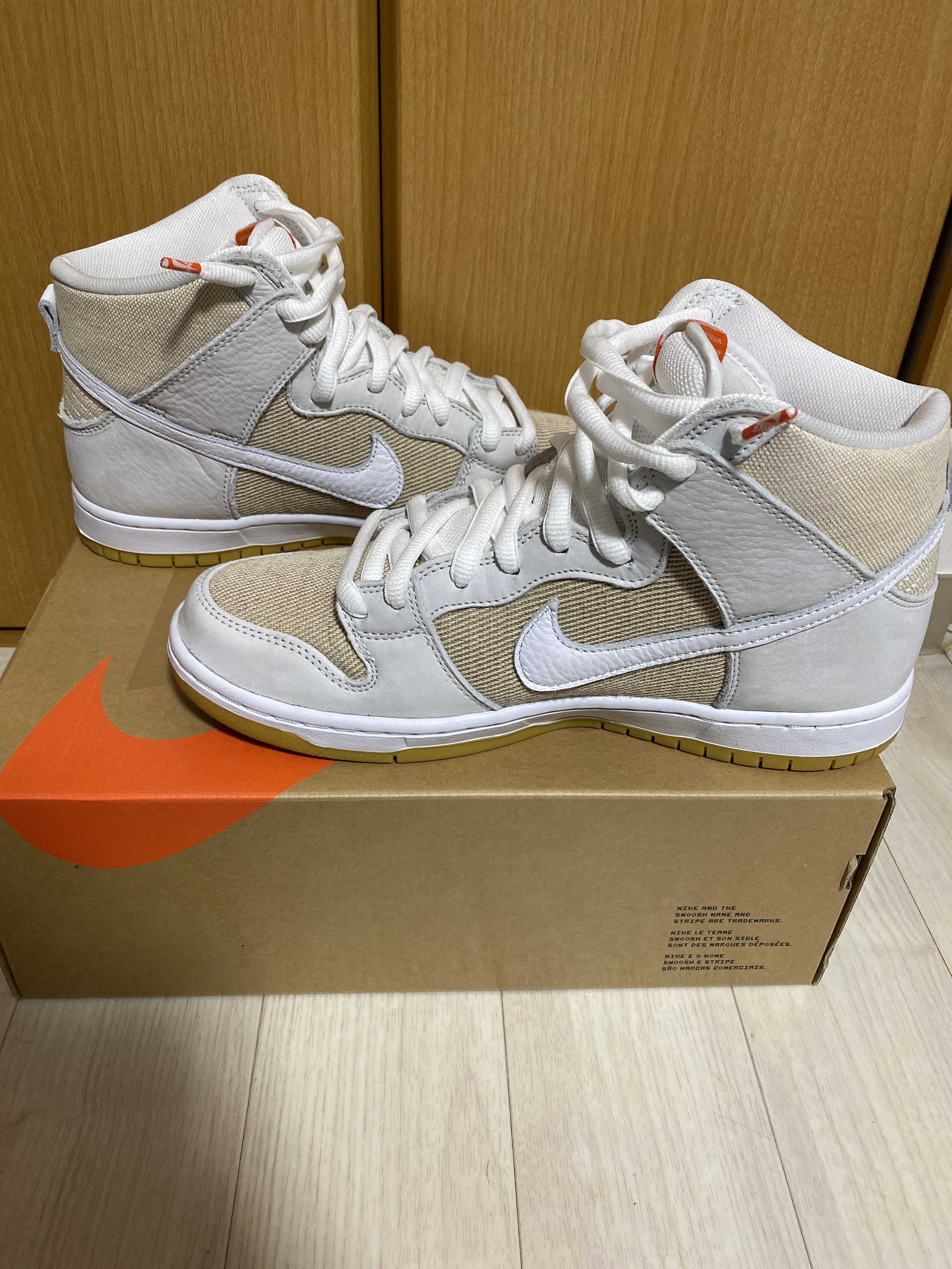 Nike SB Dunk High Pro ISO "Orange Label Unbleached Natural"