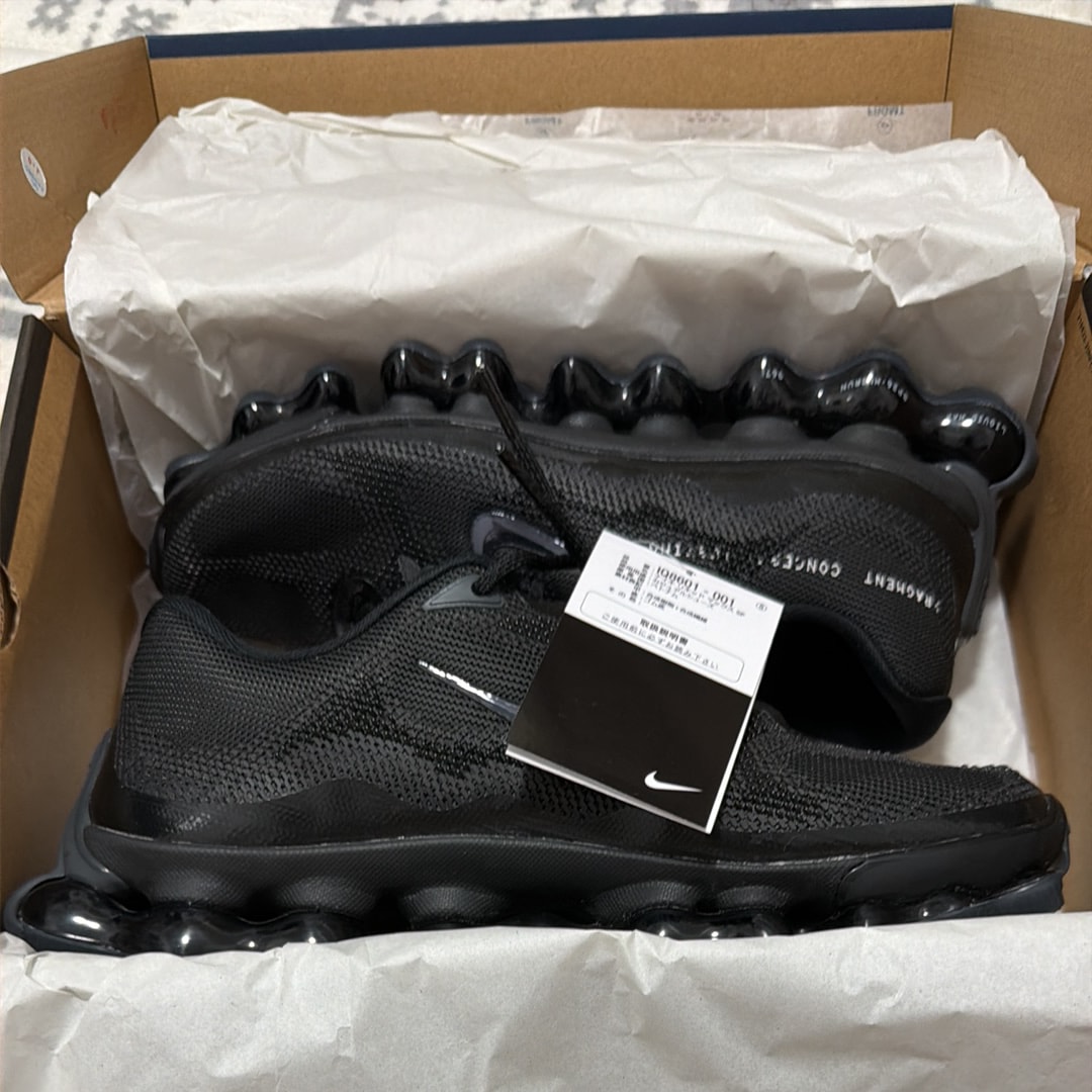 fragment design × Nike Air Liquid Max "Black"