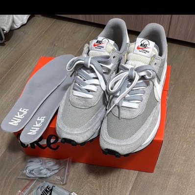 Fragment × sacai × Nike LD Waffle "Light Smoke Grey"