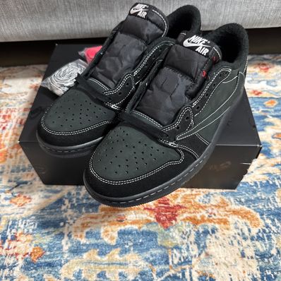 Travis Scott × Nike Air Jordan 1 Low OG SP "Black Phantom"