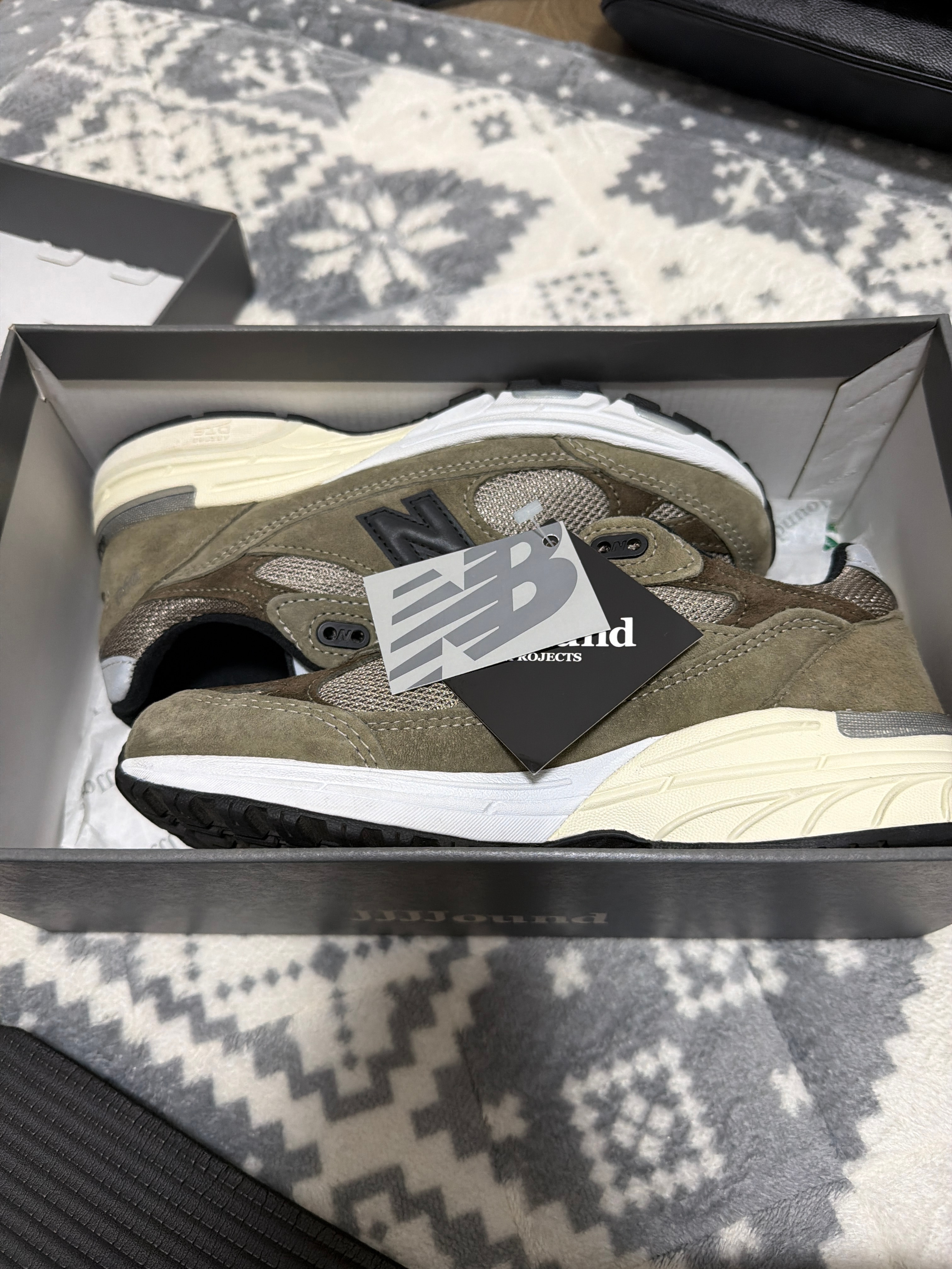 JJJJound × New Balance 993 "Mushroom/White"