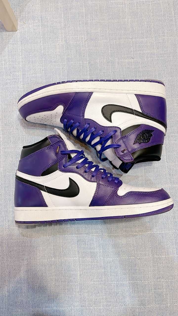Nike Air Jordan 1 Retro High OG "Court Purple White/Black" (2020)   