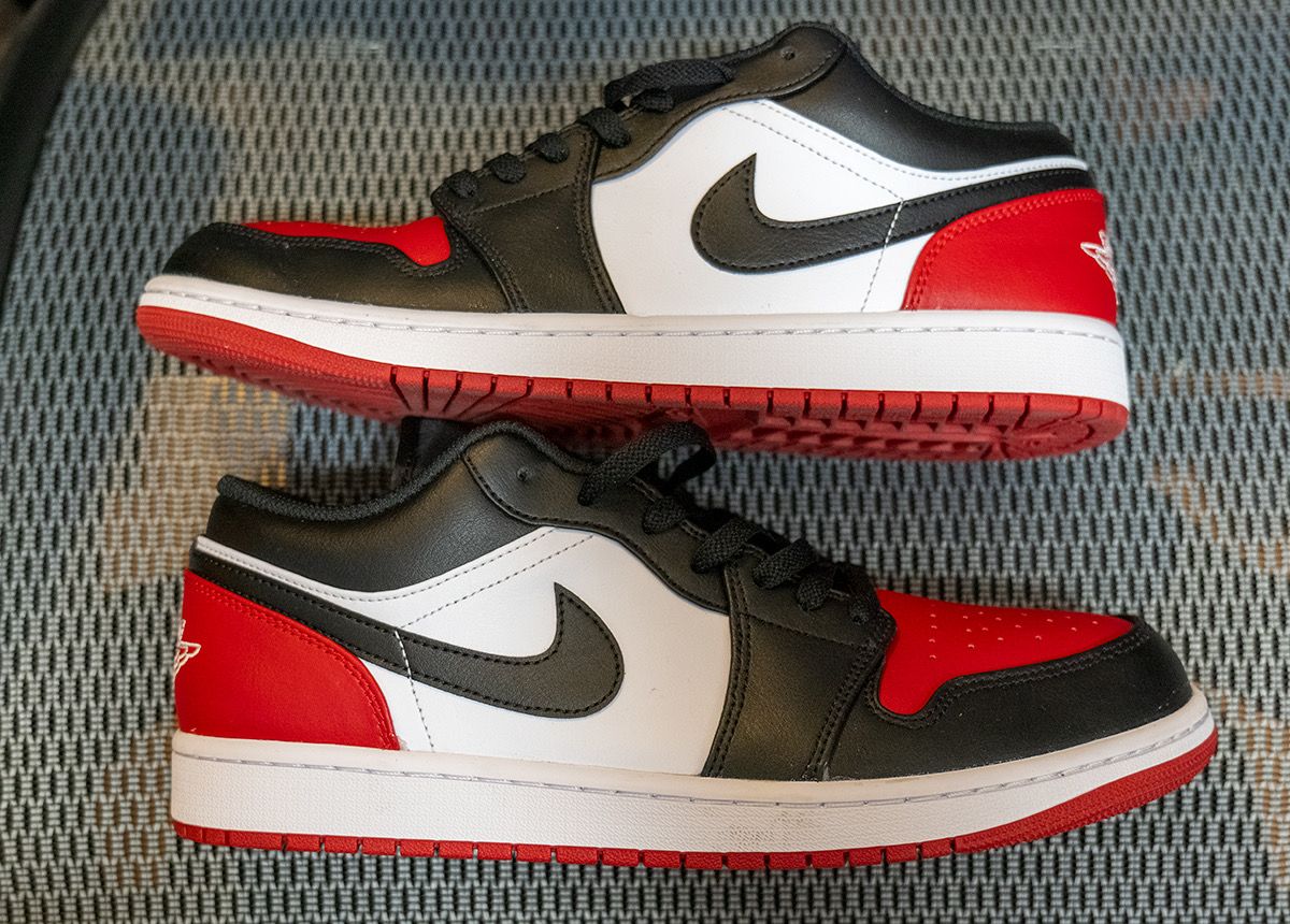 Nike Air Jordan 1 Low "Bred Toe"