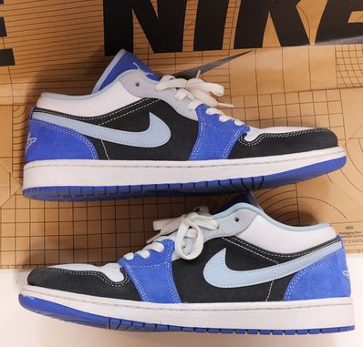 Nike Air Jordan 1 Low "White/Black/Blue"
