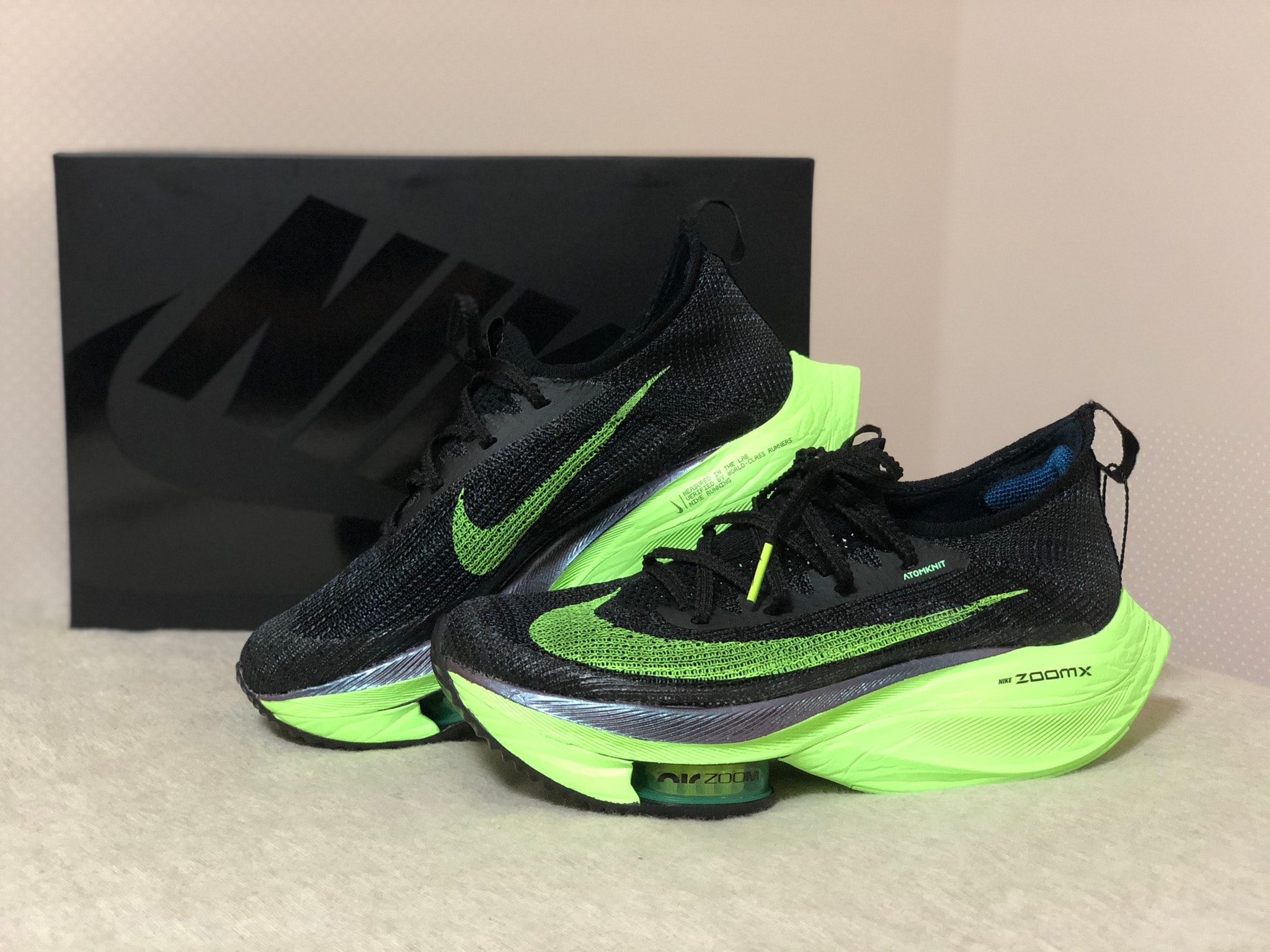 NIKE Women's AIR ZOOM ALPHAFLY NEXT% "VALERIAN BLUE"