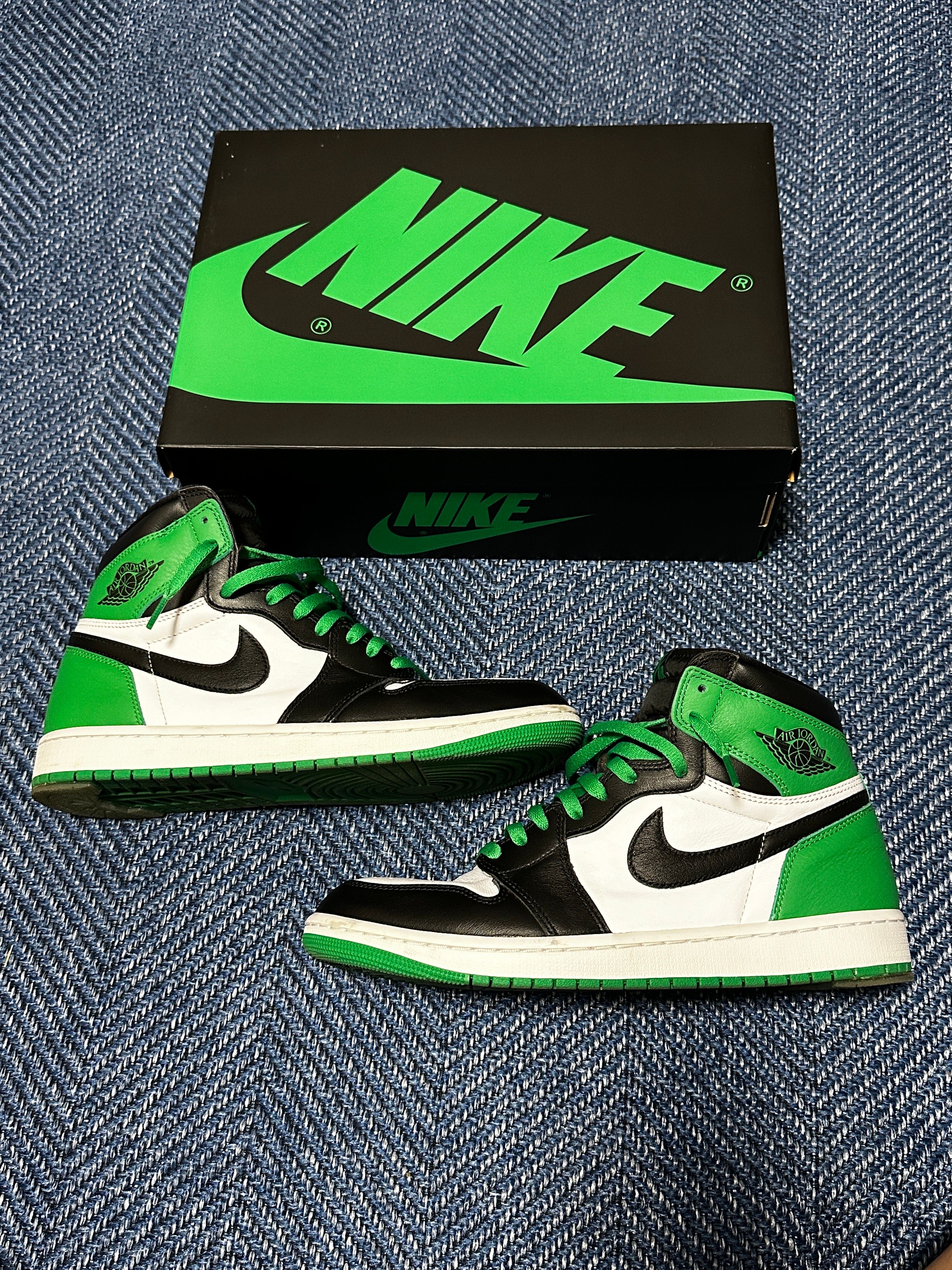 Nike Air Jordan 1 Retro High OG "Celtics/Black and Lucky Green" (2023)