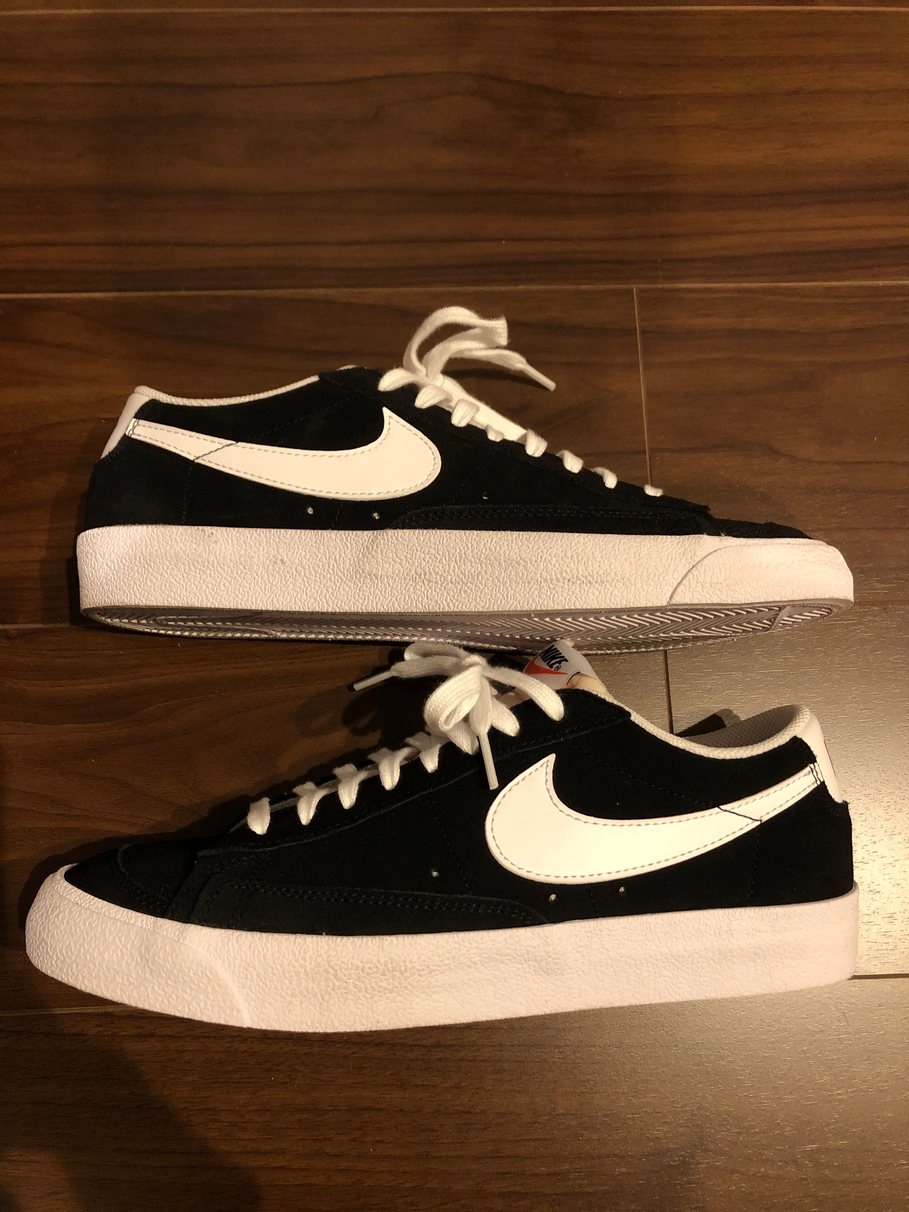 Nike Blazer Low 77 Suede "Black/White"