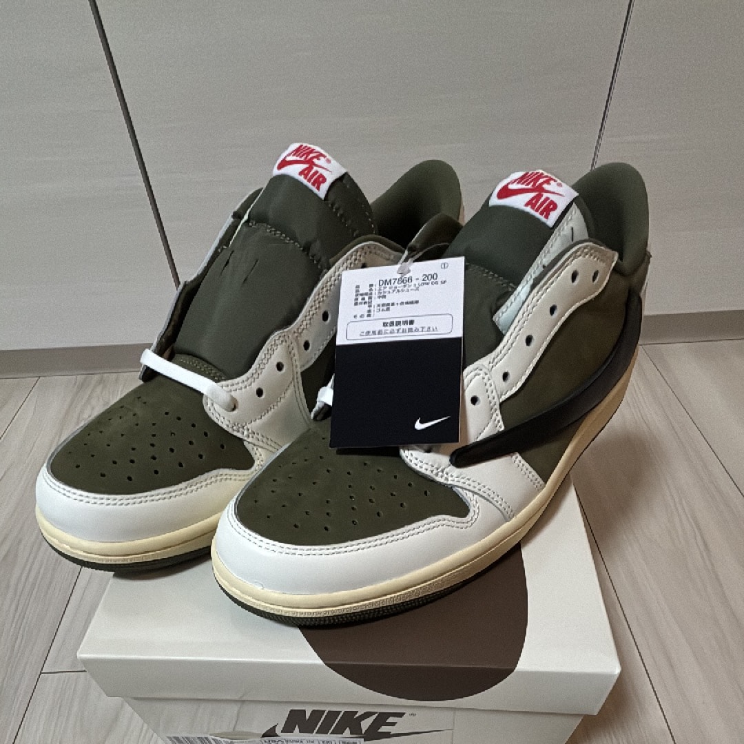 Travis Scott × Nike Air Jordan 1 Low OG SP "Reverse Olive"