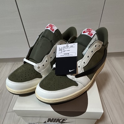 Travis Scott × Nike Air Jordan 1 Low OG SP "Reverse Olive"