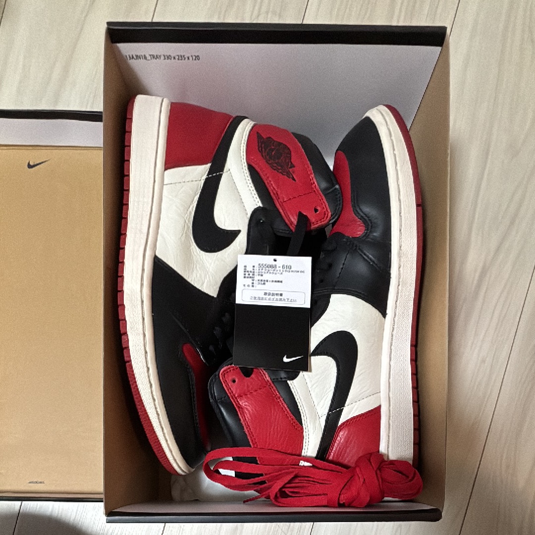 Nike Air Jordan 1 Retro High OG "Bred Toe"
