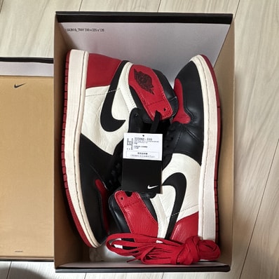 Nike Air Jordan 1 Retro High OG "Bred Toe"