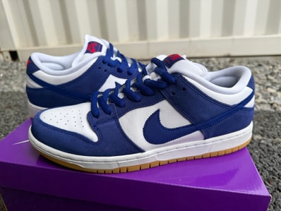 Nike SB Dunk Low "Los Angeles Dodgers/Deep Royal Blue"