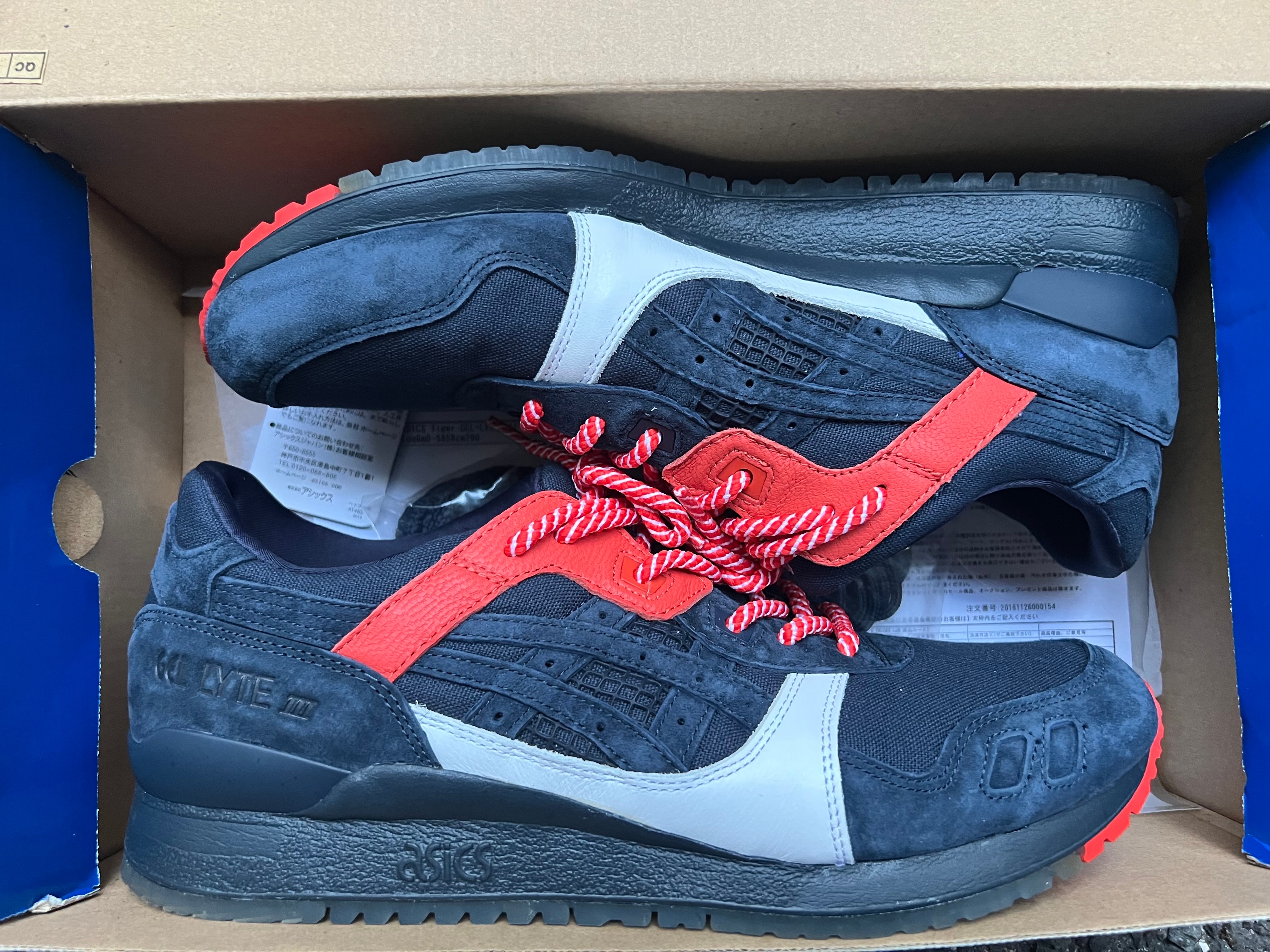 キックスラボ × アシックス ゲルライト3 "ヒケシ ハンテン"