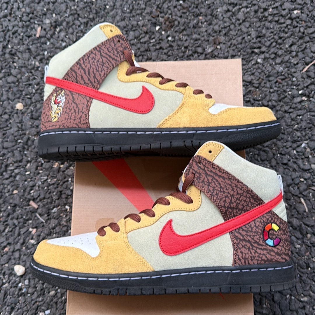 Color Skates x Nike SB Dunk High "Kebab And Destroy"