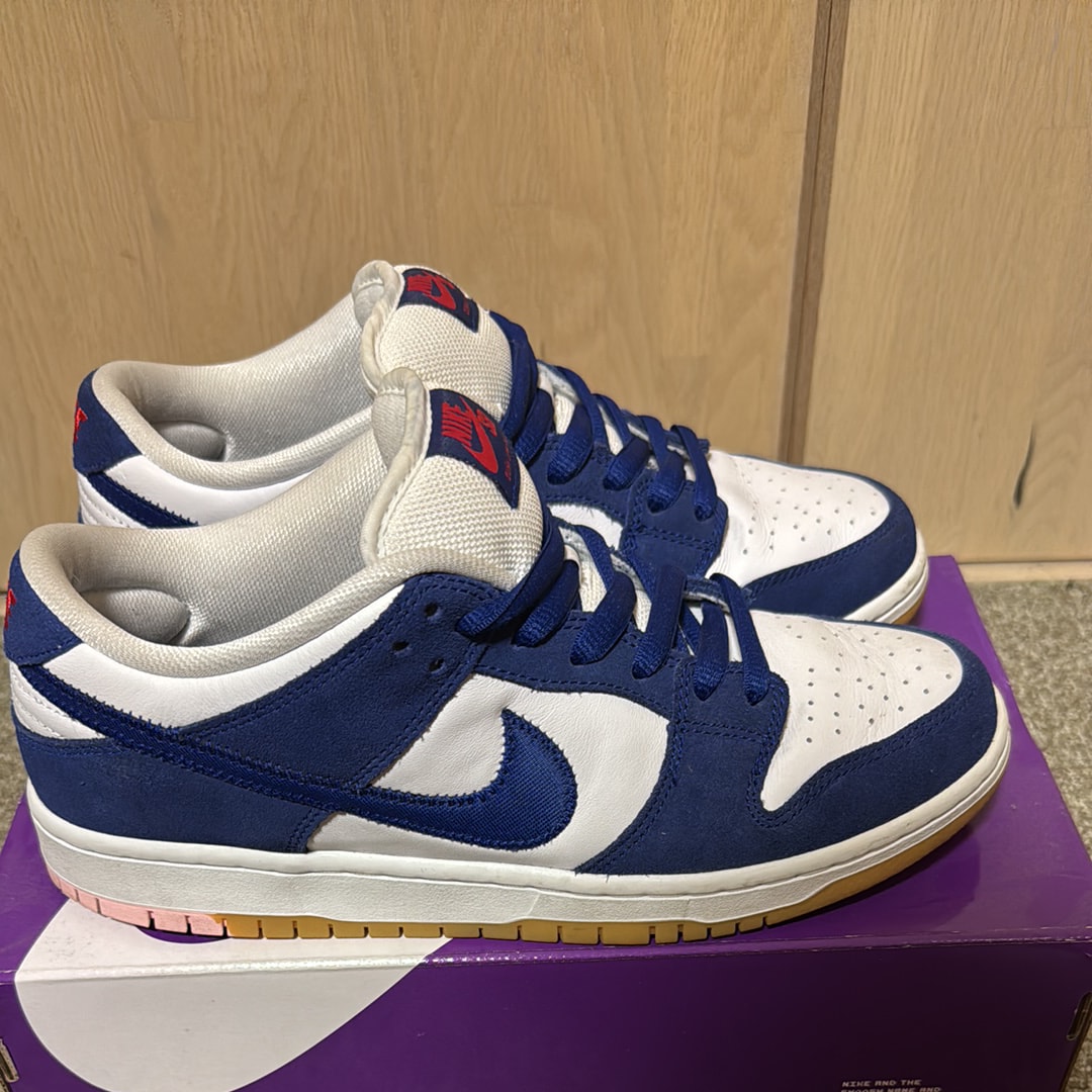 Nike SB Dunk Low "Los Angeles Dodgers/Deep Royal Blue"