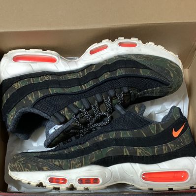 Carharte WIP × Nike Air Max 95 "Black/Sail/Total Orange"