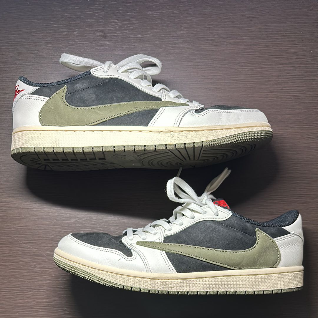 Travis Scott × Nike Women's Air Jordan 1 Low OG "Medium Olive"