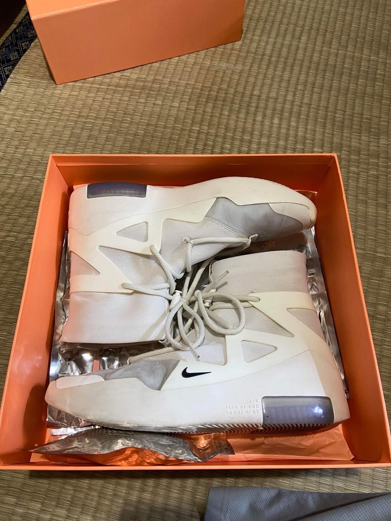 Fear Of God × Nike Air 1 "Sail Black"