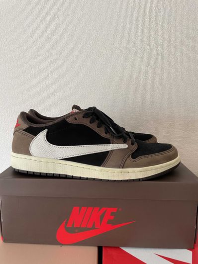 Travis Scott × Nike Air Jordan 1 Low OG SP-T "Black/Dark Mocha"