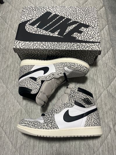 Nike Air Jordan 1 High OG "White Cement/Safari"