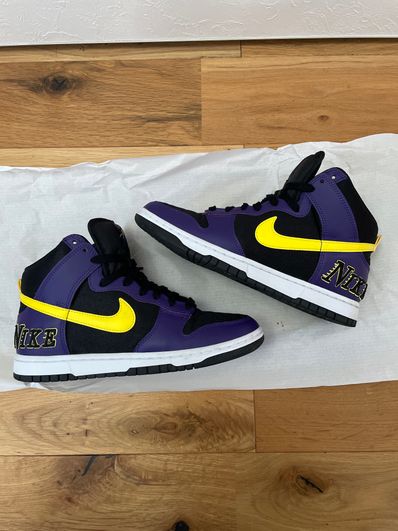 Nike Dunk High EMB "Lakers"