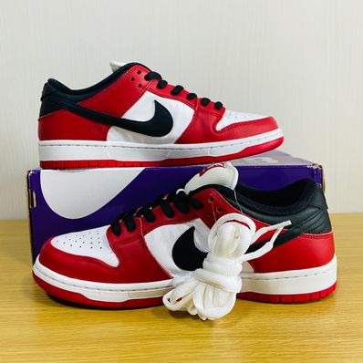 Nike SB Dunk Low Pro "J-Pack Chicago/Varsity Red and White"