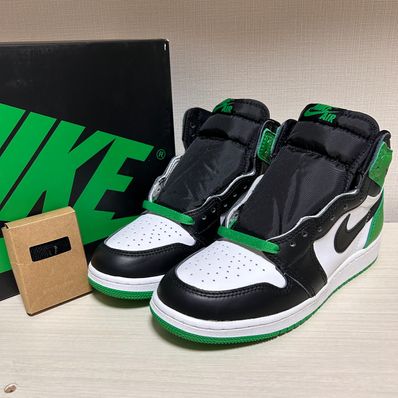 Nike GS Air Jordan 1 Retro High OG "Celtics/Black and Lucky Green" (2023)
