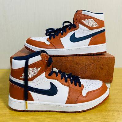 Eastside Golf × Nike Air Jordan 1 High Golf "Burnt Sunrise/Midnight Navy"