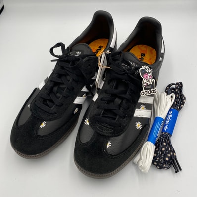 atmos × FACE × adidas Samba "Core Black/Footwear White"
