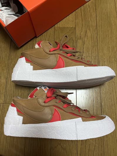 SACAI × NIKE BLAZER LOW "BRITISH TAN"