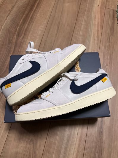 UNION × Nike Air Jordan 1 Low KO "Sail Leather"