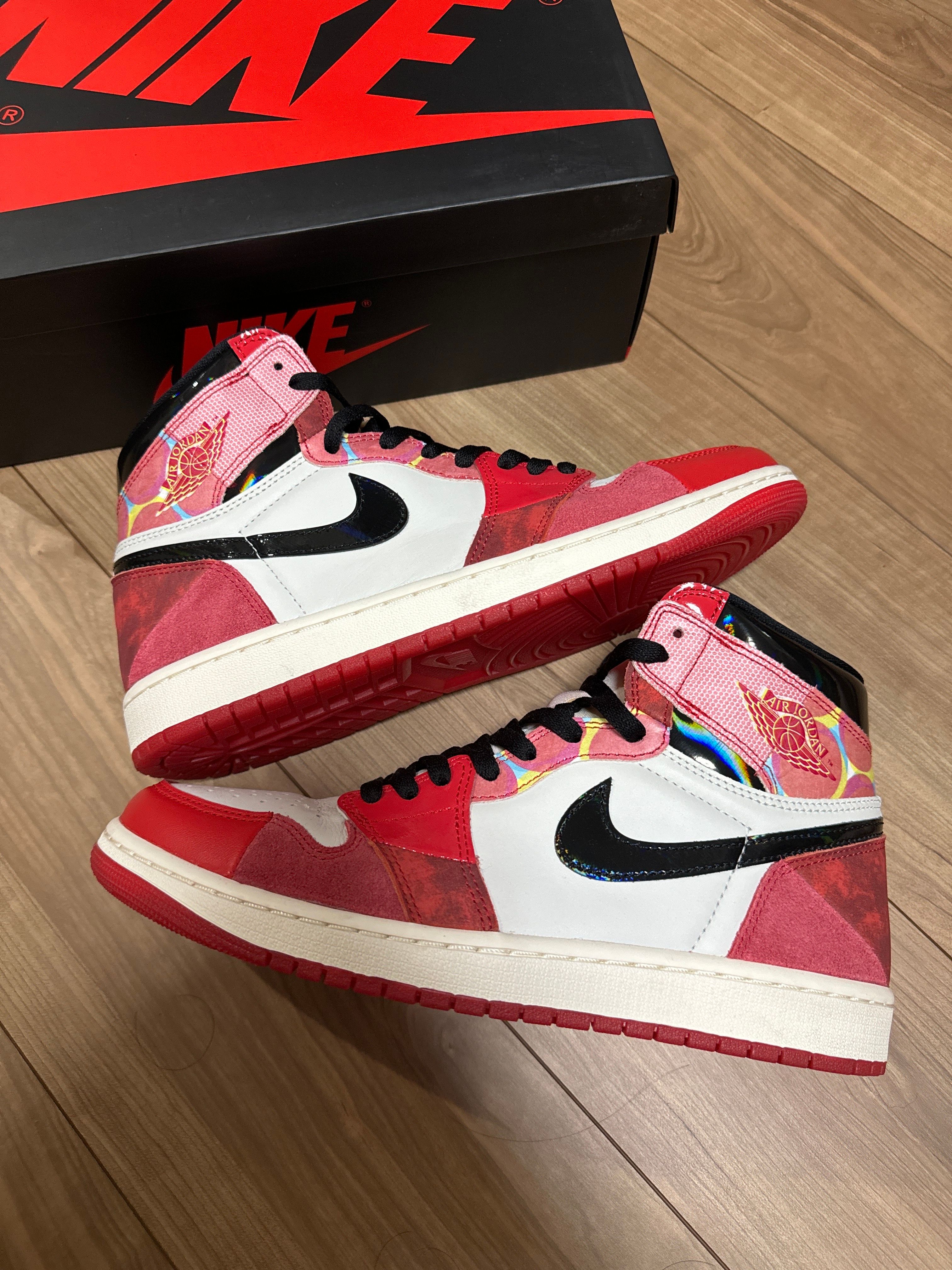 Spider-Man × Nike Air Jordan 1 Retro High OG SP "Spider-Man: Across the Spider-Verse/University Red"