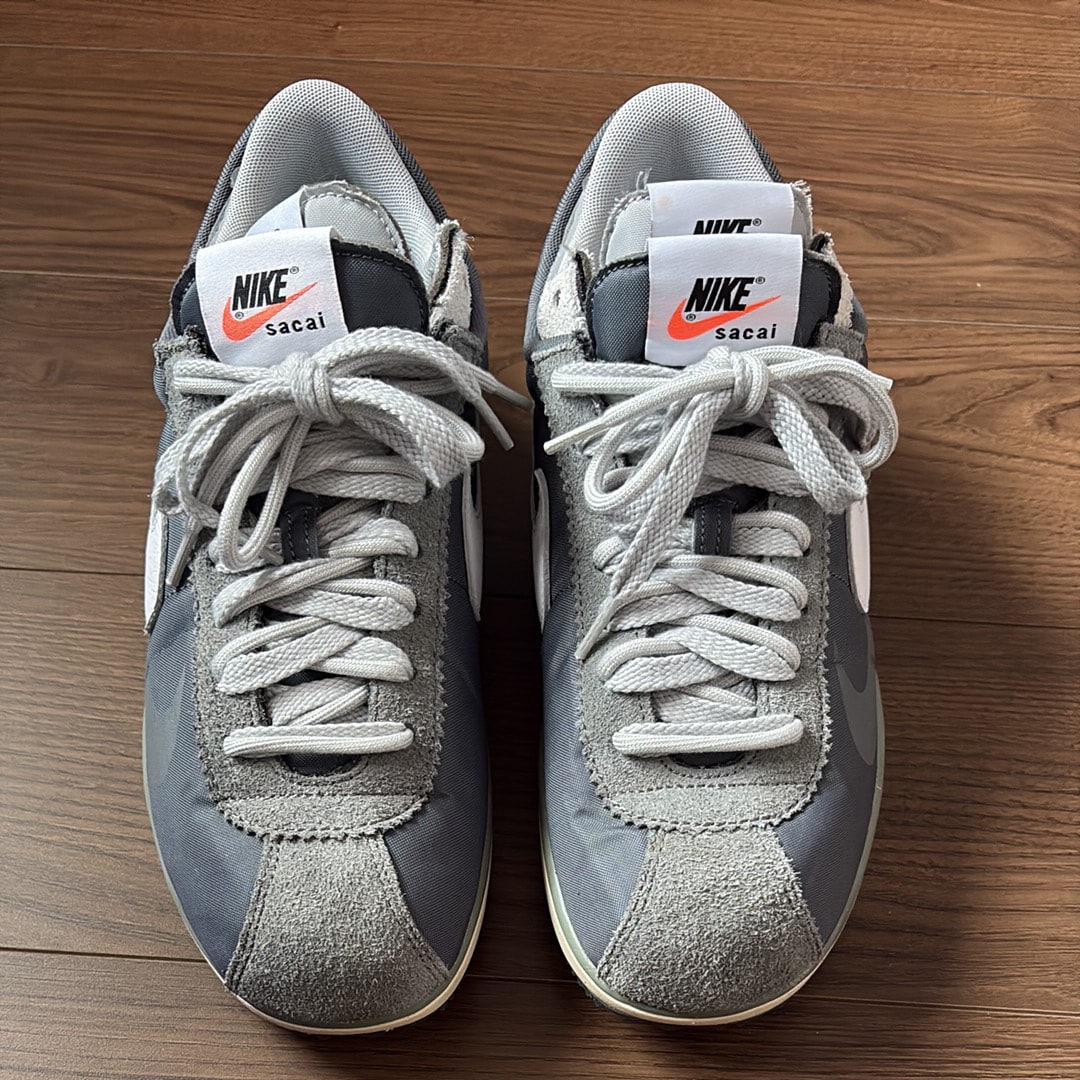 sacai × Nike Zoom Cortez "Iron Grey"