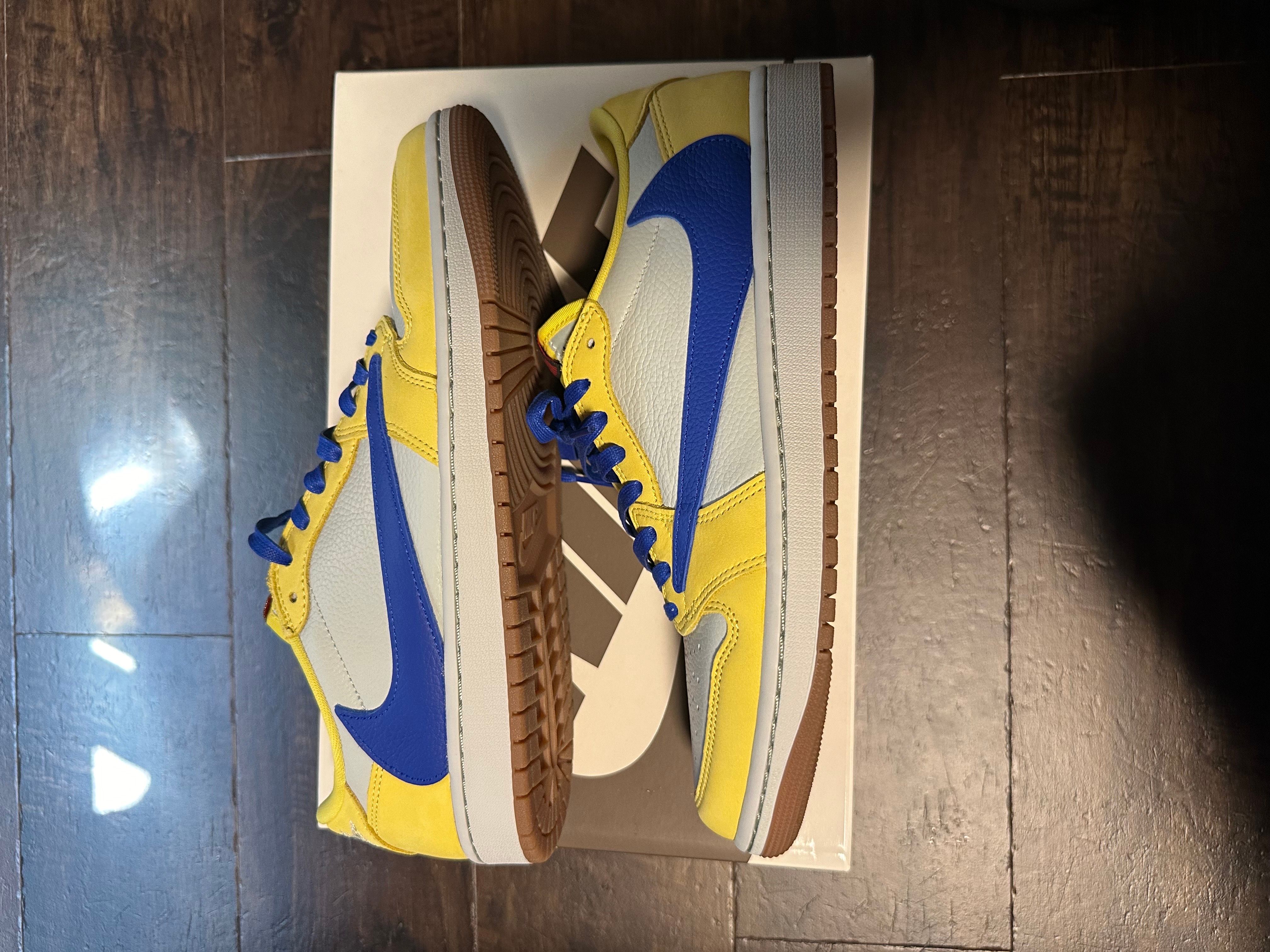 Travis Scott × Nike Women's Air Jordan 1 Retro Low OG "Canary"