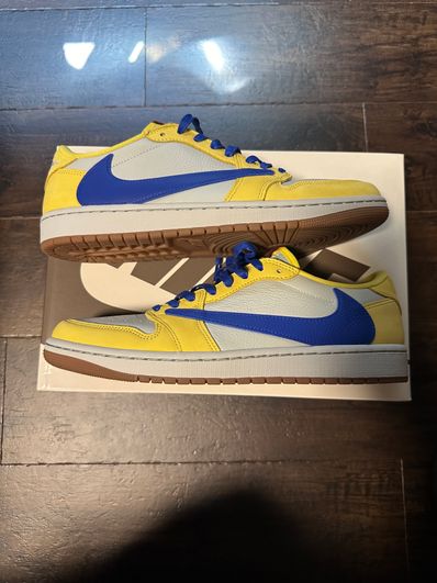 Travis Scott × Nike Women's Air Jordan 1 Retro Low OG "Canary"