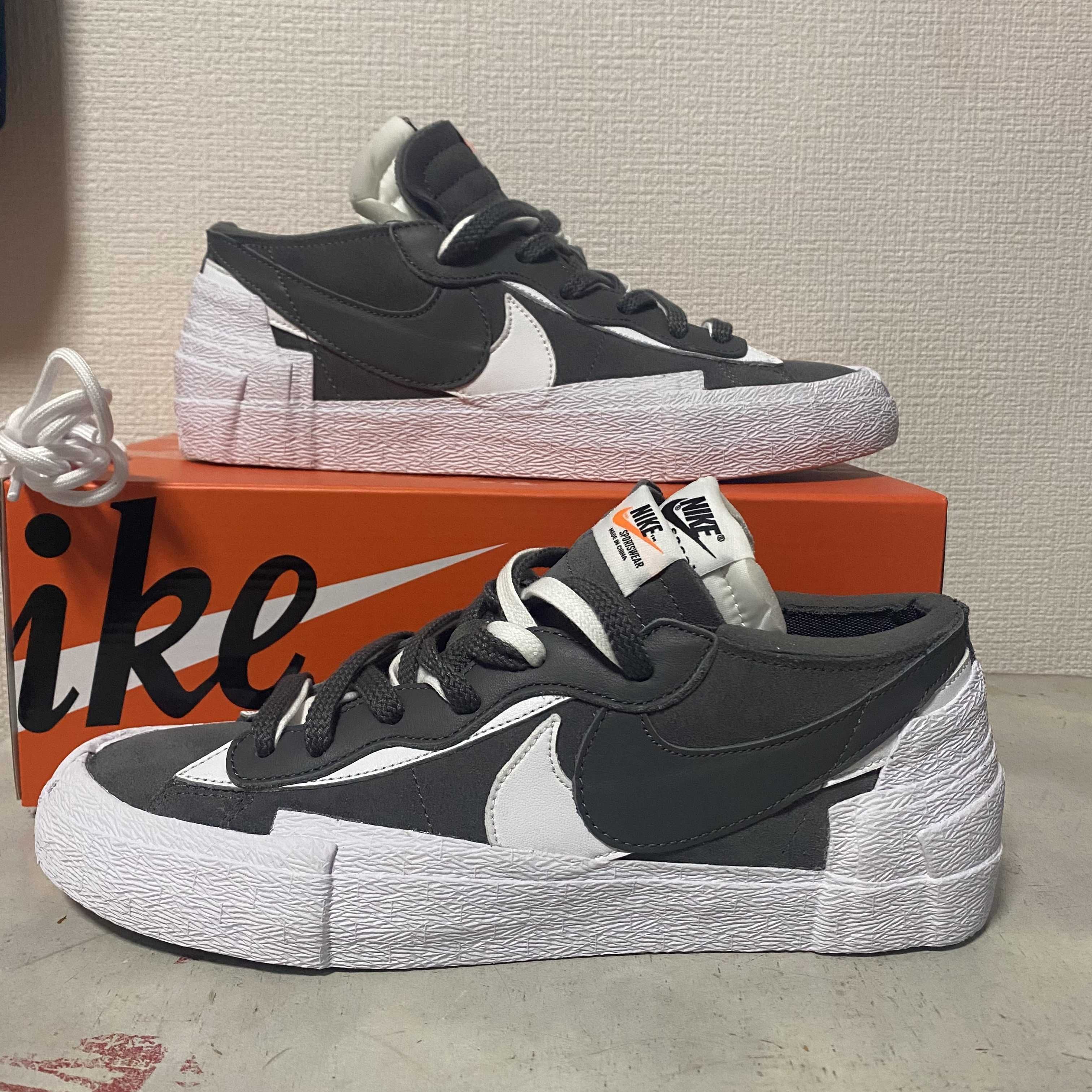 Sacai × Nike Blazer Low "Iron Grey"