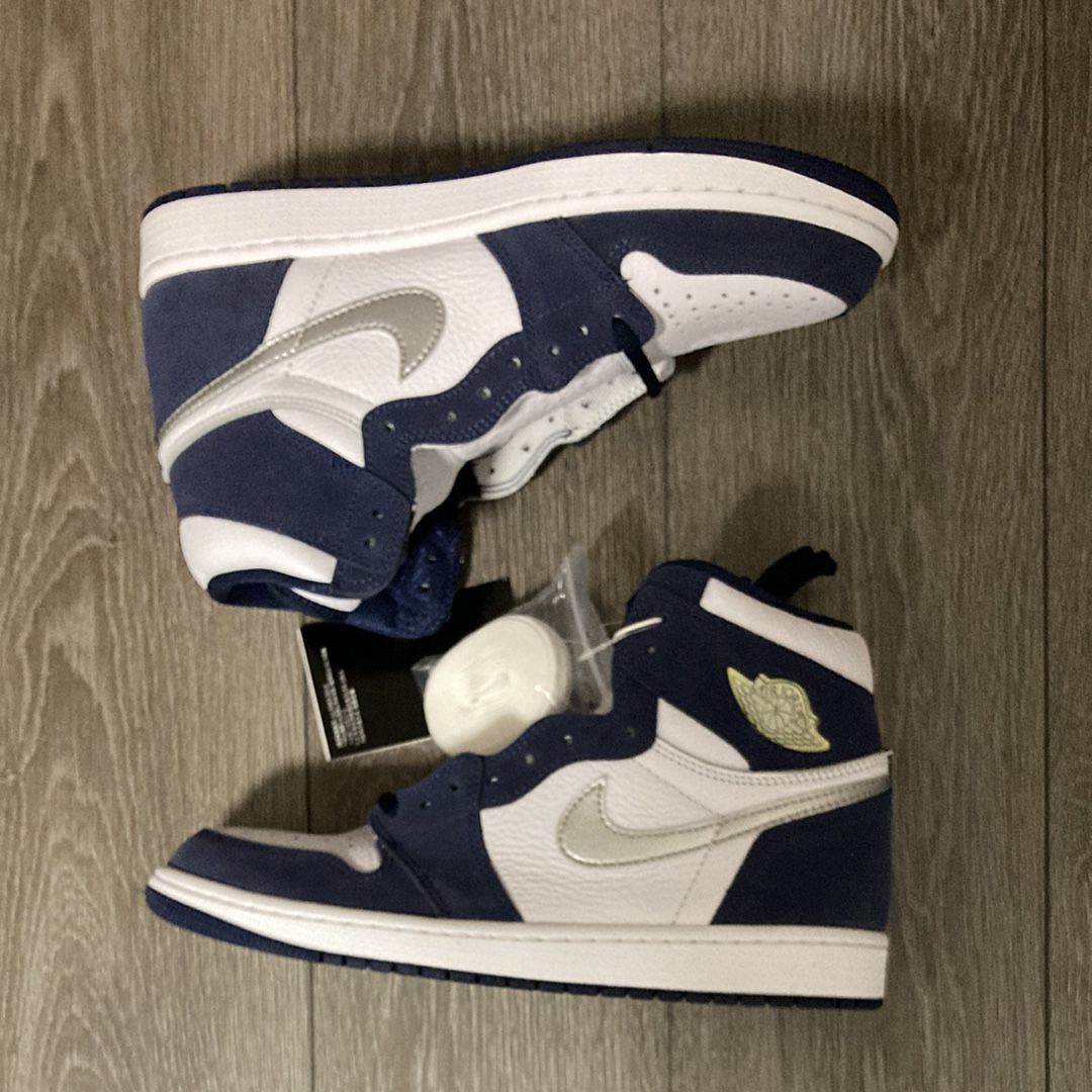 Nike Air Jordan 1 High OG CO.JP "White/Midnight Navy" (2020)(ブリーフケースなし)