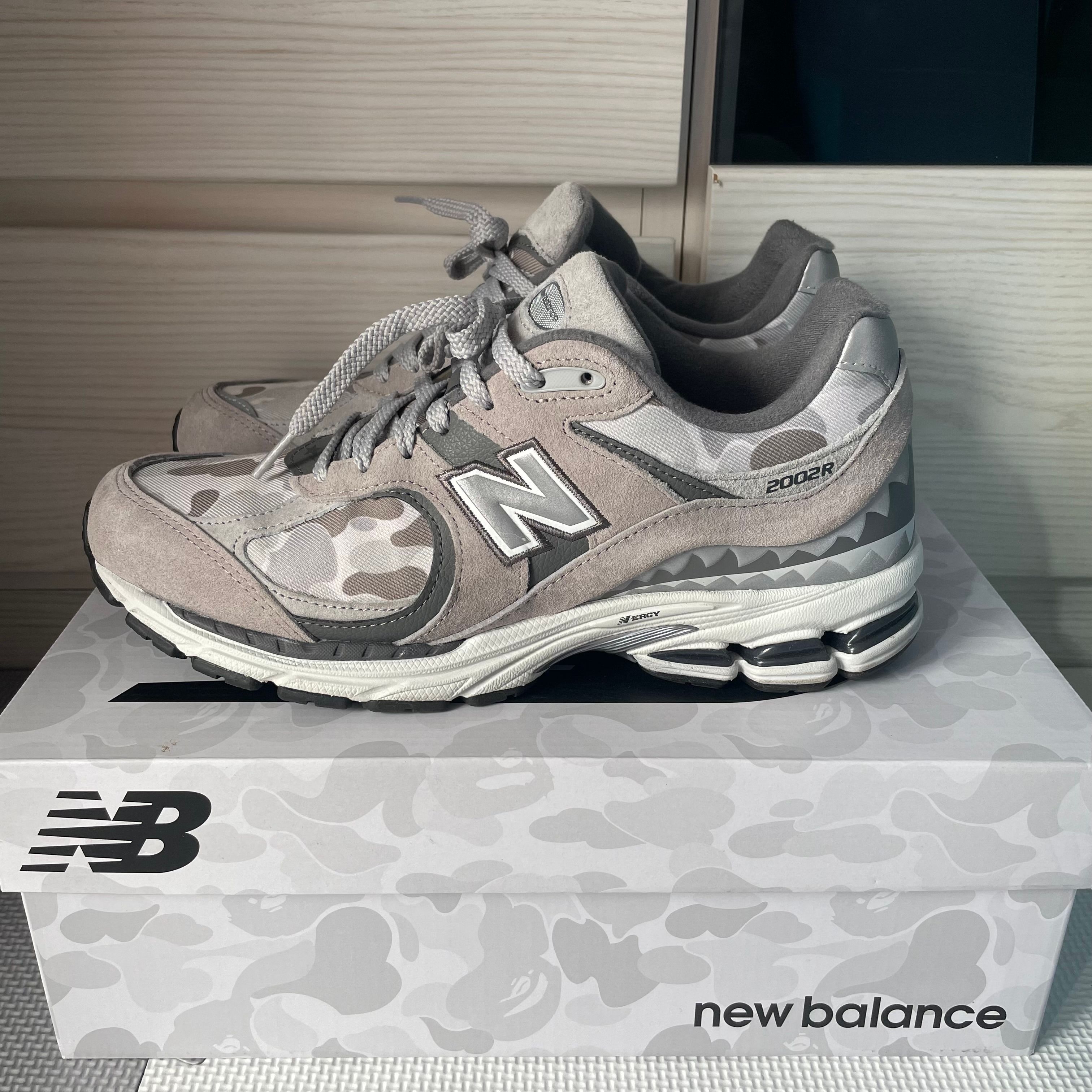 A BATHING APE × New Balance 2002R "Gray"