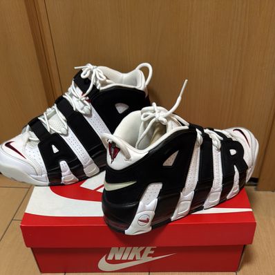 Nike Air More up Tempo "White/Black/University Red"(~2018)