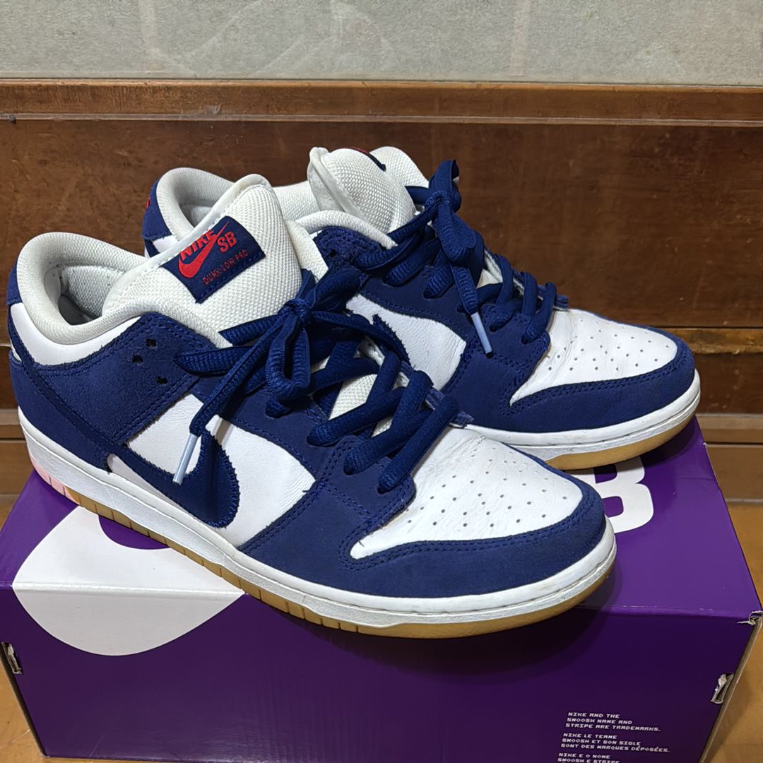 Nike SB Dunk Low "Los Angeles Dodgers/Deep Royal Blue"