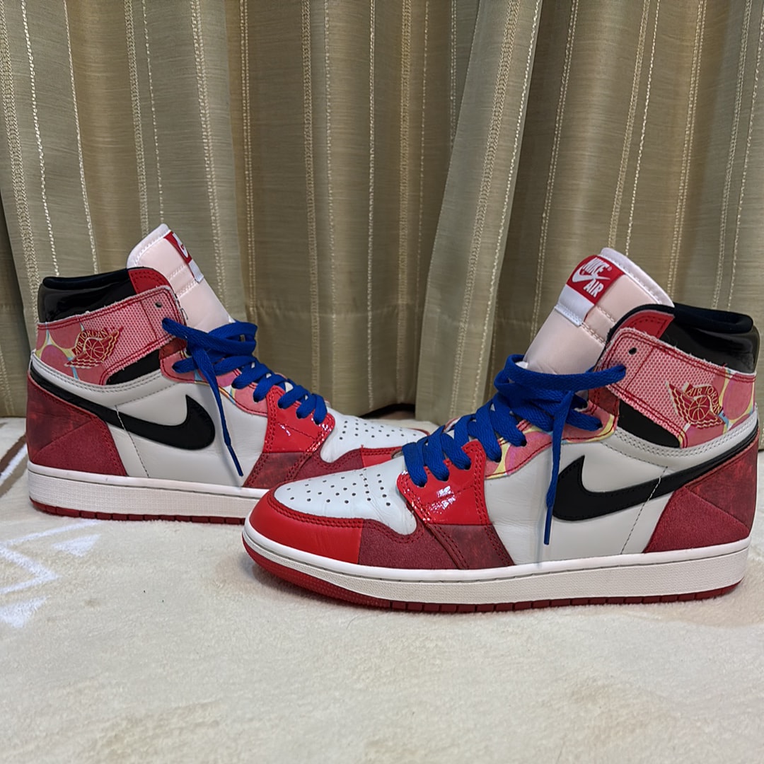 Spider-Man × Nike Air Jordan 1 Retro High OG SP "Spider-Man: Across the Spider-Verse/University Red"