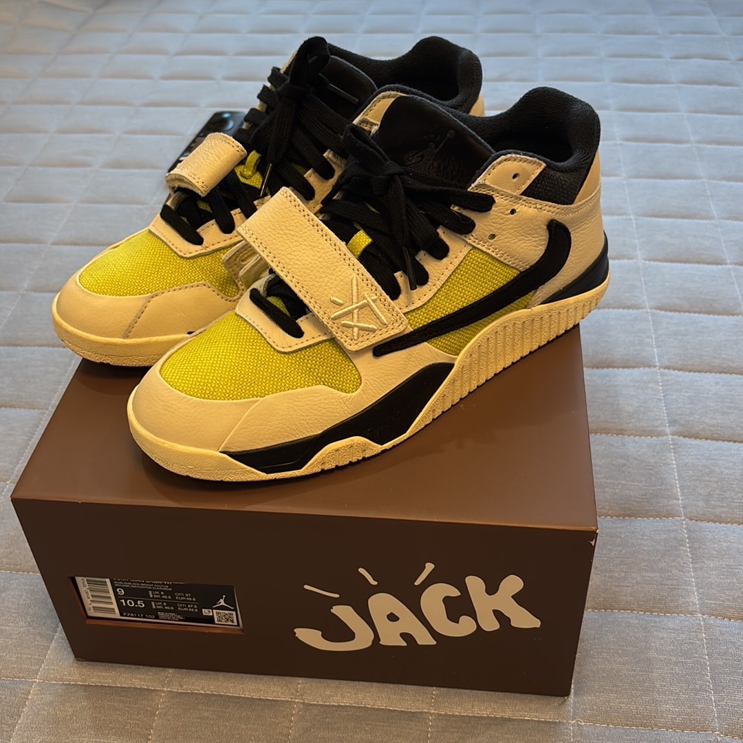 Travis Scott × Nike Jordan Jumpman Jack TR CJ1 T-Rexx "Bright Cactus"