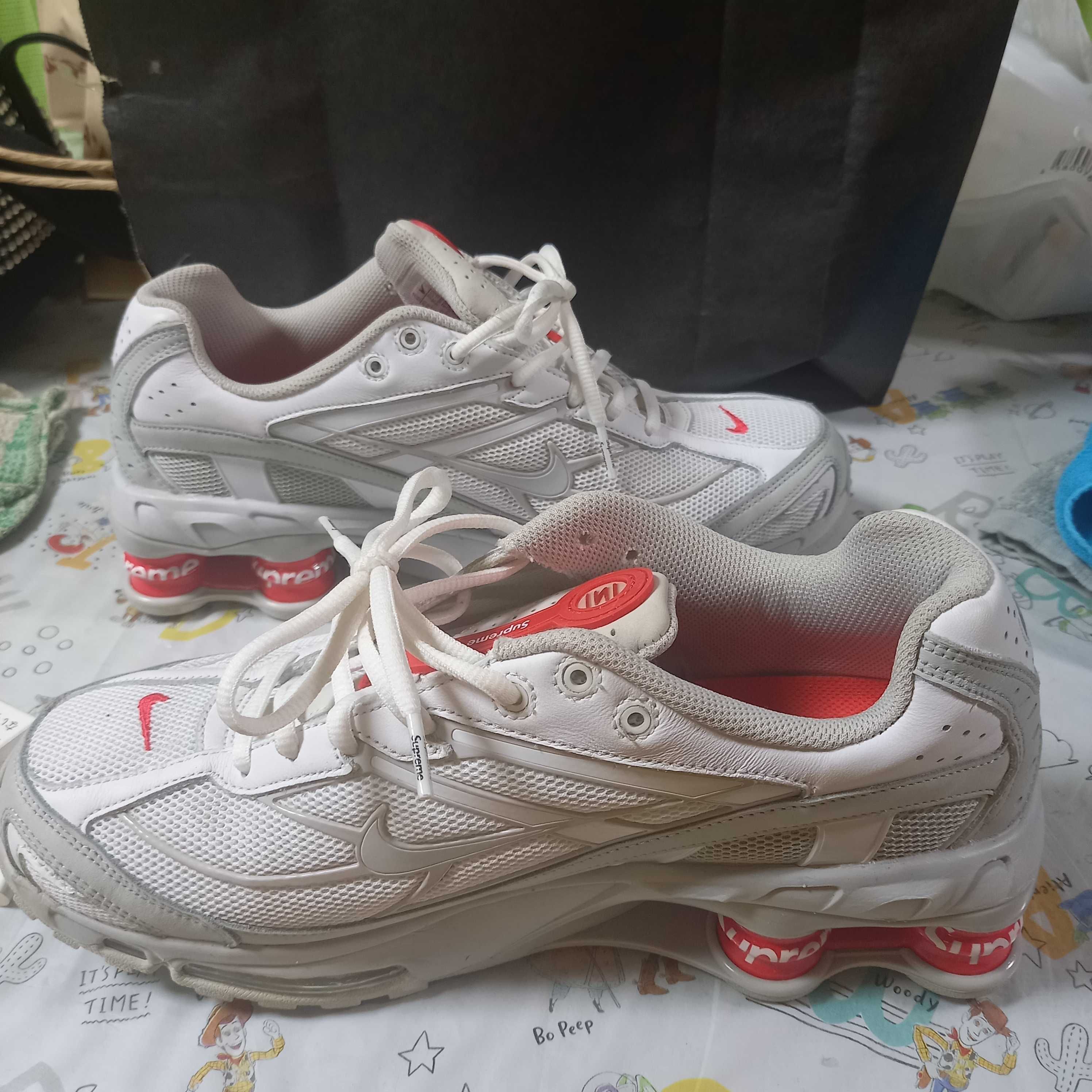 Supreme × Nike Shox Ride 2 "White/Grey Fog/Flat Platinum"