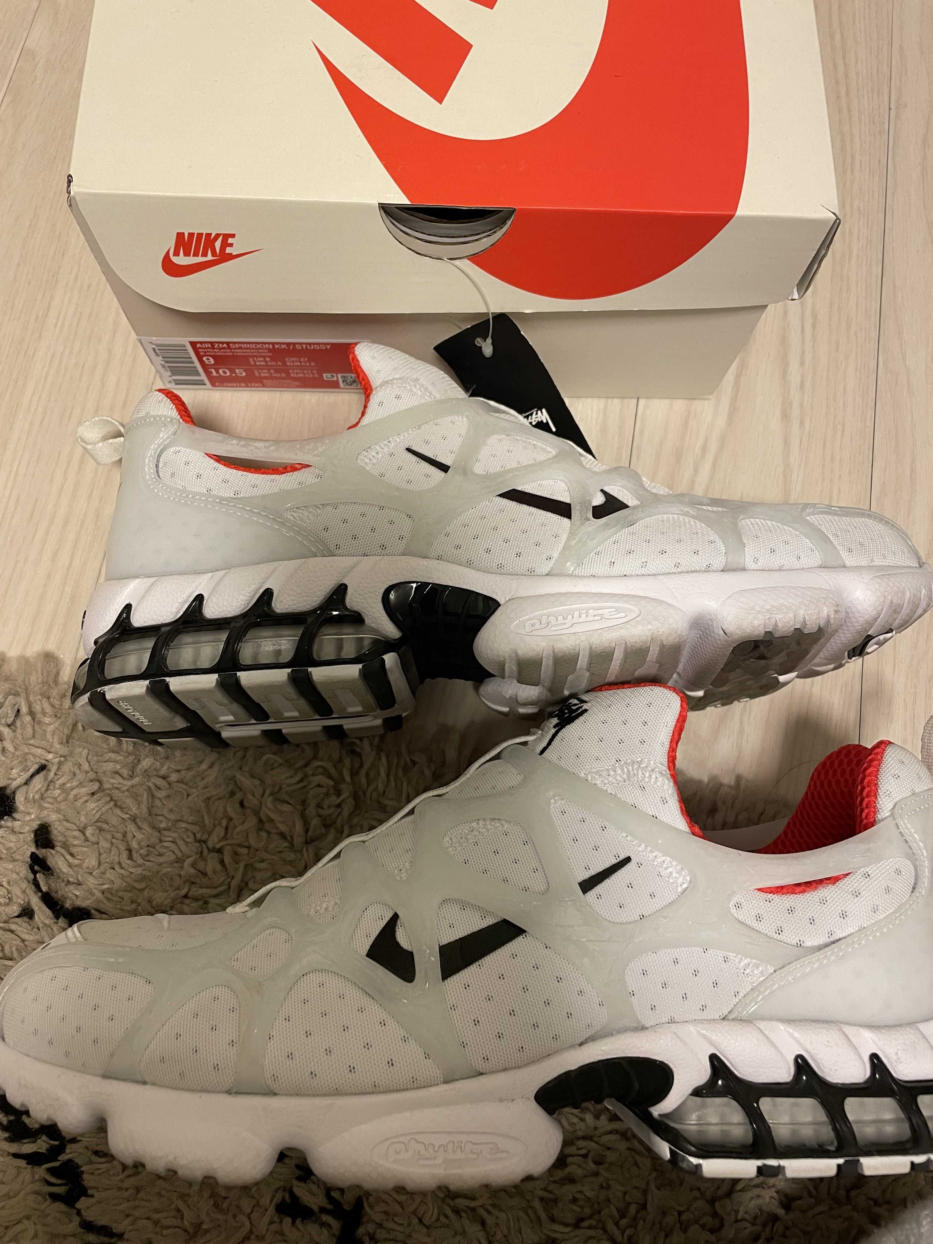 Stussy × Nike Air Zoom Kukini "White/Red"