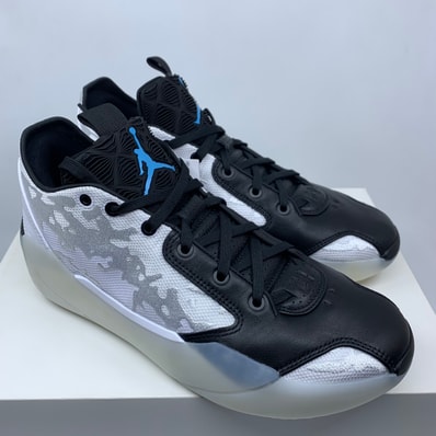 Nike Air Jordan 39 "White/Black/Dark Powder Blue" (FQ0213-100/FQ0214-100)
