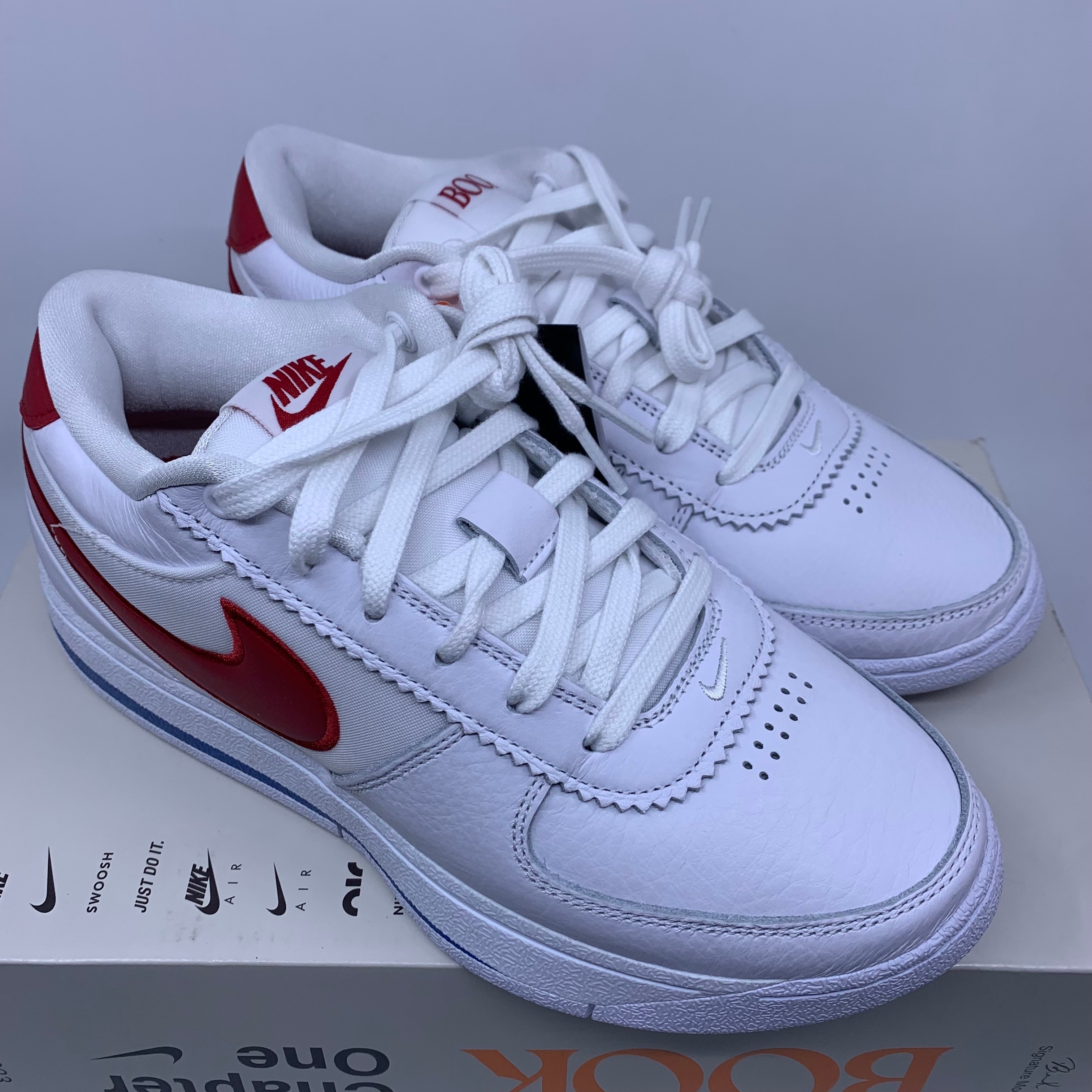 ナイキ ブック1 コルテッツ "フォレストガンプ/ホワイト アンド バーシティレッド" (FJ4250-105/FJ4249-105)