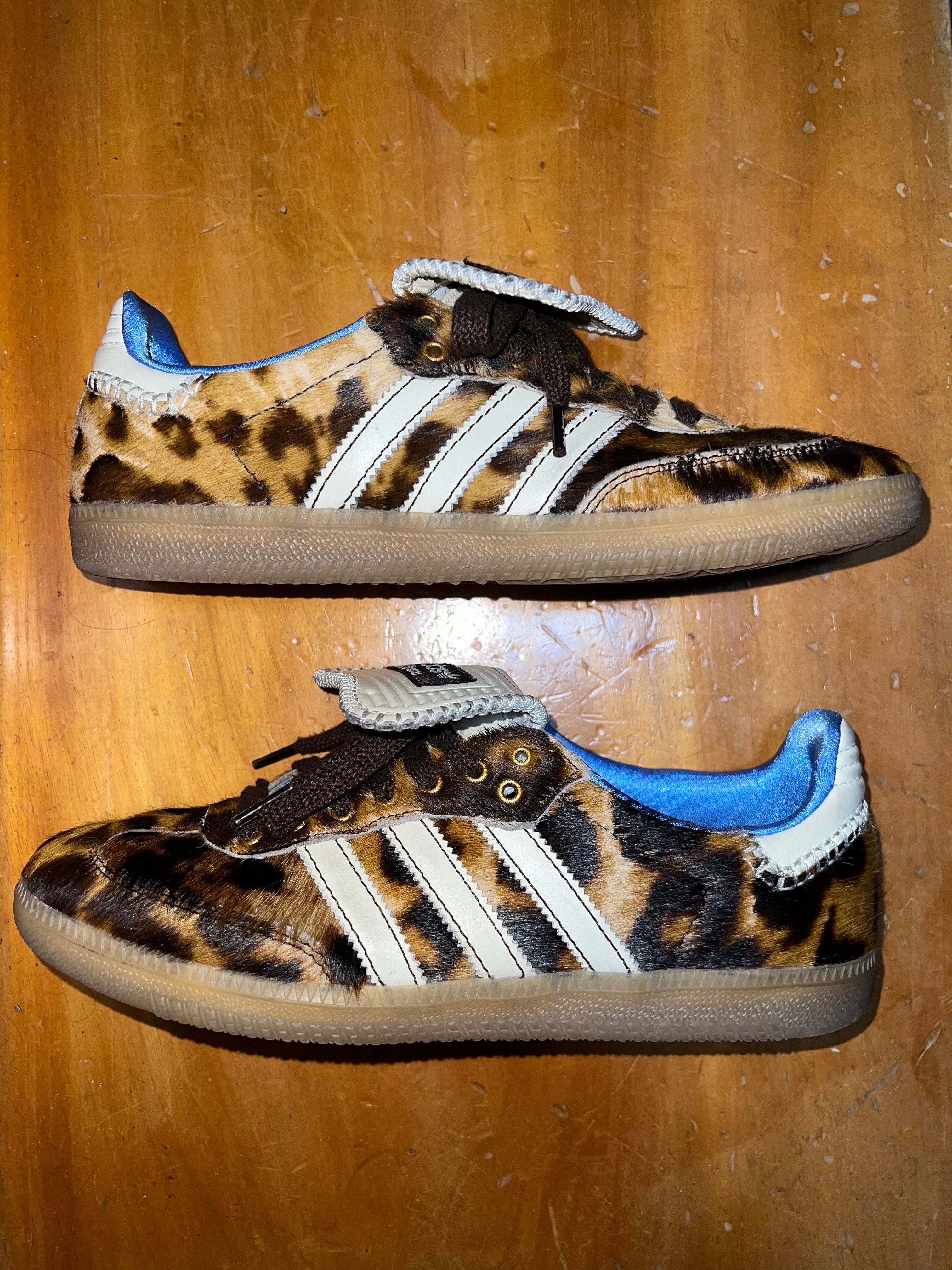Wales Bonner × adidas Samba Pony Leo Low "Dark Brown/Cream White"